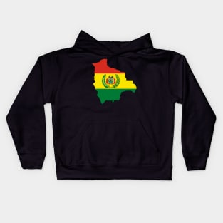 Bolivia Flag Kids Hoodie